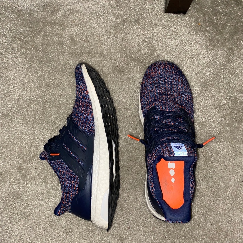 Men’s Adidas Ultra Boost - purple/ multicolor